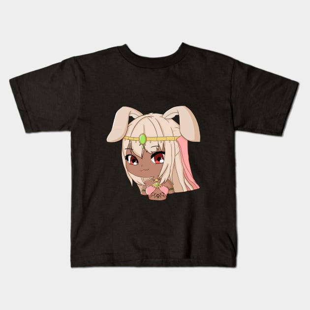 Bunny Girl Chibi Kids T-Shirt by diamond9144